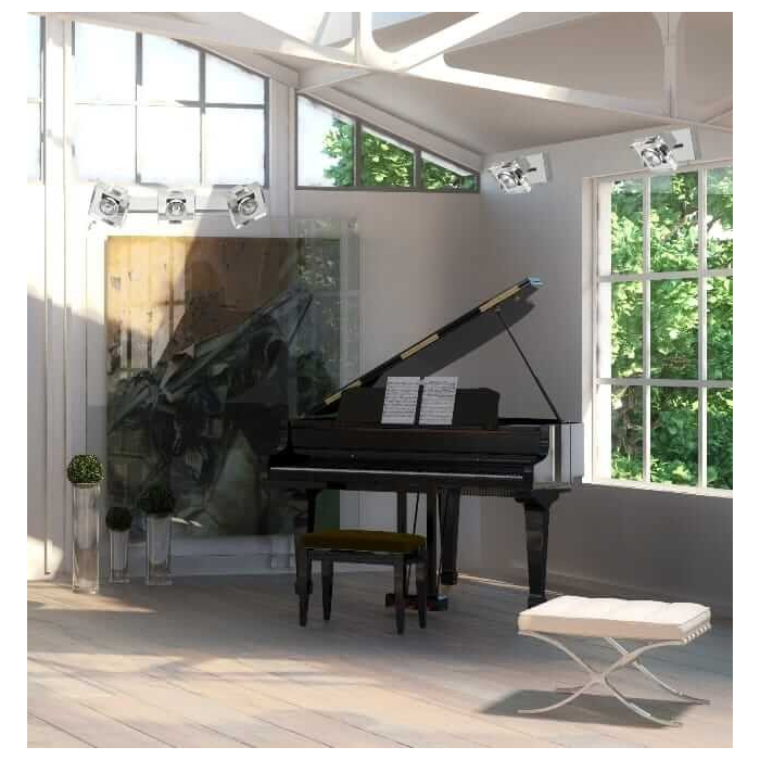 Light Prestige Victoria 3 kinkiet LP-710/3W 3xGU10 srebrny, transparentny