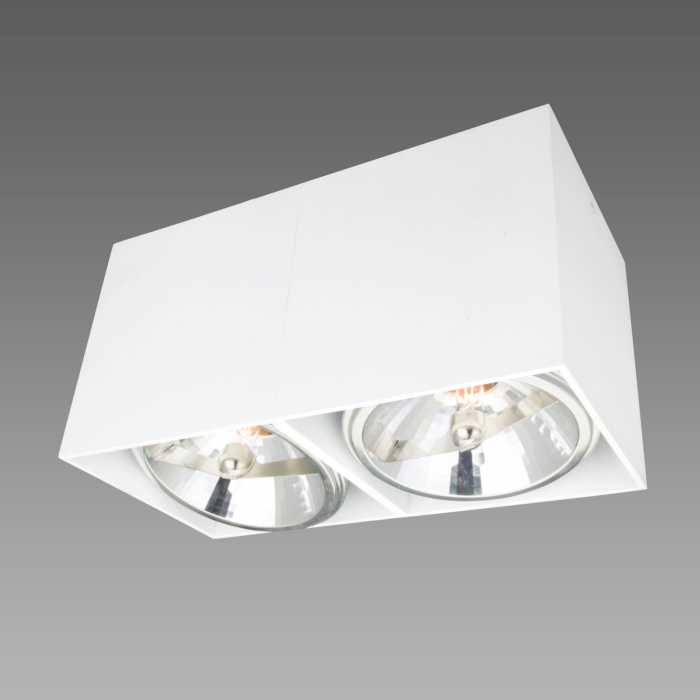 Light Prestige Aliano 2 natynkowa G9 biały LP-9S21/2 SM WH
