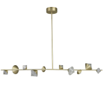 Step into Design Lampa wisząca CONE LED złota 130 cm