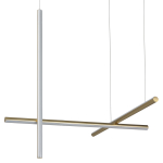 Step into Design Lampa wisząca ASTA-3 LED złota 78 cm