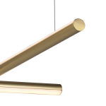 Step into Design Lampa wisząca ASTA-3 LED złota 78 cm