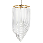 Step into Design Lampa wisząca WAVE złota 40 cm