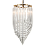 Step into Design Lampa wisząca WAVE złota 40 cm