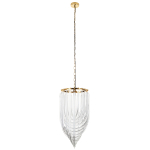 Step into Design Lampa wisząca WAVE złota 40 cm