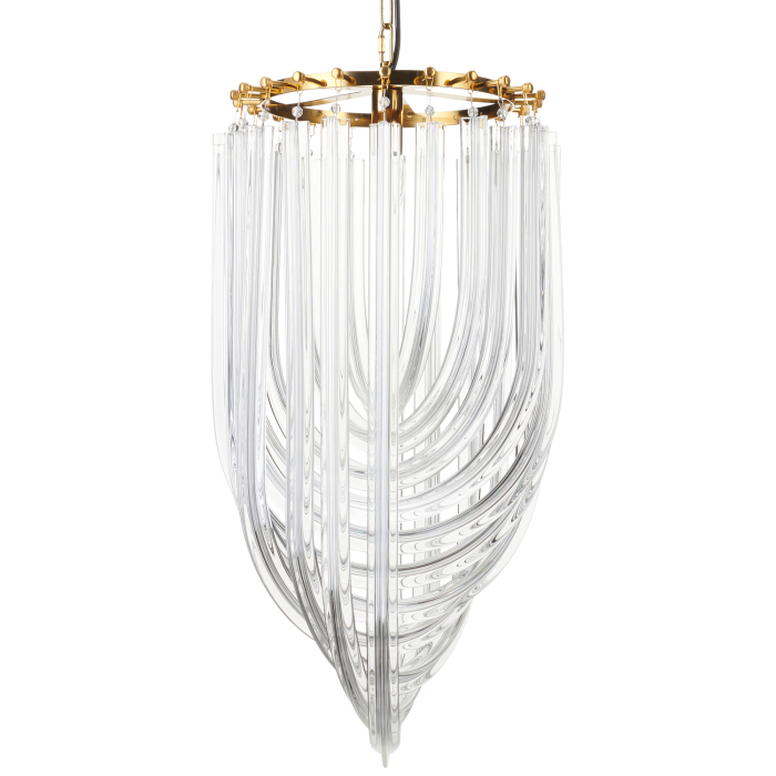 Step into Design Lampa wisząca WAVE złota 60 cm