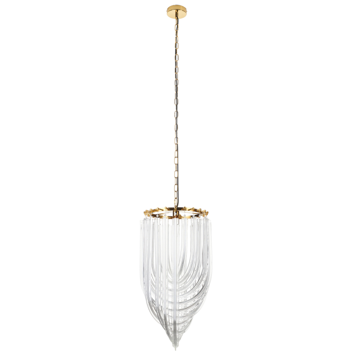Step into Design Lampa wisząca WAVE złota 60 cm