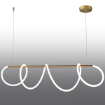 Step into Design Lampa wisząca FANTASIA LED złota 120 cm
