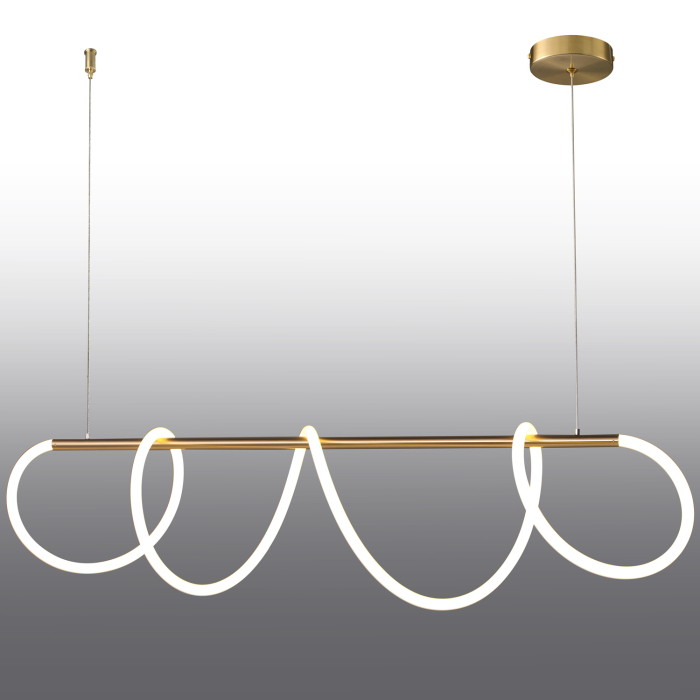 Step into Design Lampa wisząca FANTASIA LED złota 120 cm