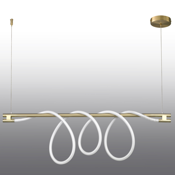 Step into Design Lampa wisząca FANTASIA LONG LED złota 120 cm