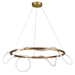 Step into Design Lampa wisząca FANTASIA  ROUND LED złota 60 cm
