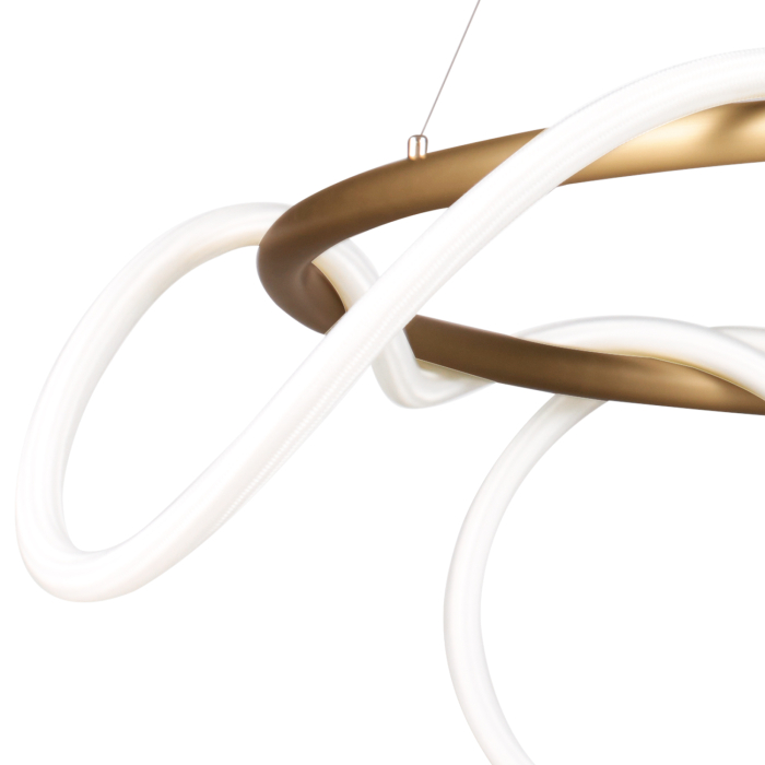 Step into Design Lampa wisząca FANTASIA  ROUND LED złota 60 cm