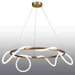 Step into Design Lampa wisząca FANTASIA  ROUND LED złota 60 cm
