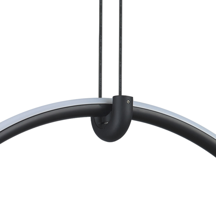 Step into Design Lampa wisząca COCO 1 LED czarna 40 cm