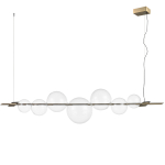 Step into Design Lampa wisząca AMORE złota 153 cm