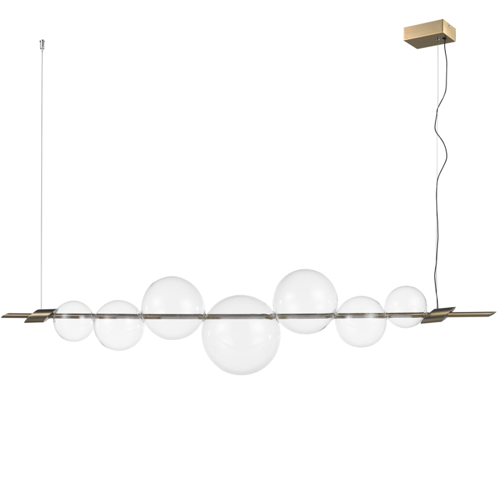 Step into Design Lampa wisząca AMORE złota 153 cm