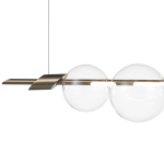 Step into Design Lampa wisząca AMORE złota 153 cm
