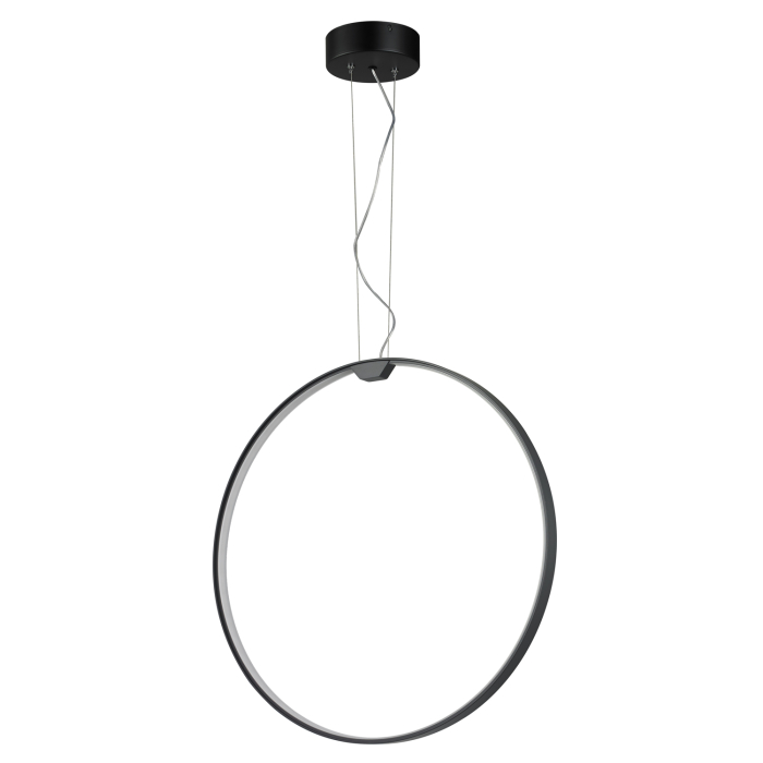 Step into Design Lampa wisząca ACIRCULO led czarna 60 cm