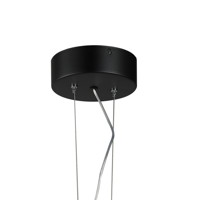 Step into Design Lampa wisząca ACIRCULO led czarna 60 cm