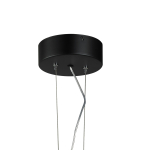 Step into Design Lampa wisząca ACIRCULO led czarna 74 cm