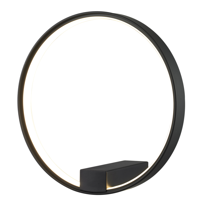Step into Design Lampa ścienna ACIRCULO LED czarna 30 cm