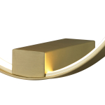Step into Design Lampa ścienna ACIRCULO złota 30 cm
