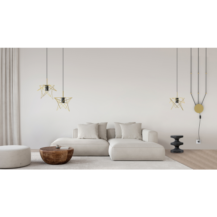 Nowodvorski CAMELEON CANOPY A MINI System konfigurowalny CAMELEON Puszka Max moc 40W  Złoty 10264
