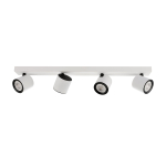 ITALUX Karlota Reflektor GU10 35W Biały/Czarny SPL-31959-4B-WH