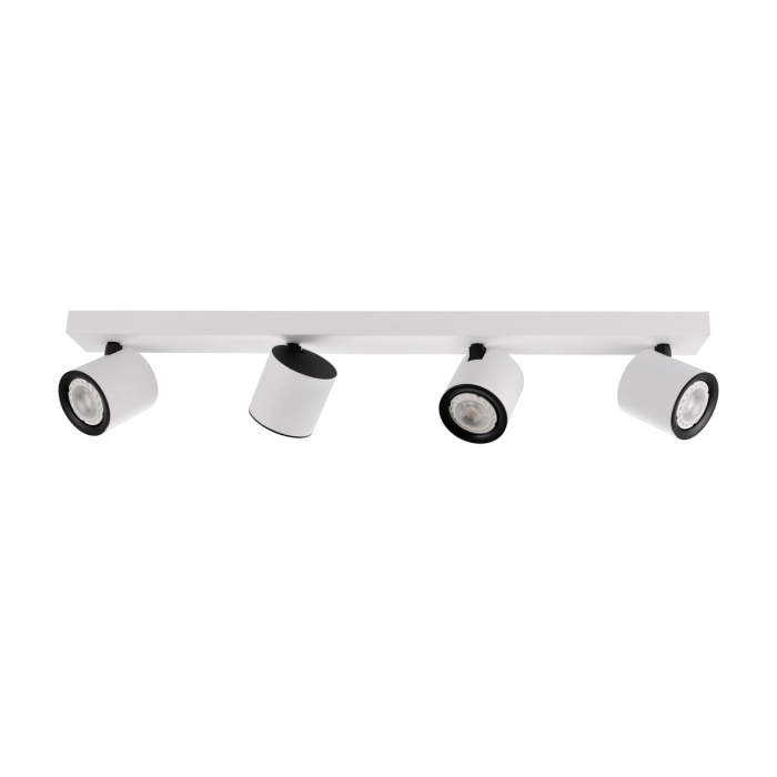 ITALUX Karlota Reflektor GU10 35W Biały/Czarny SPL-31959-4B-WH