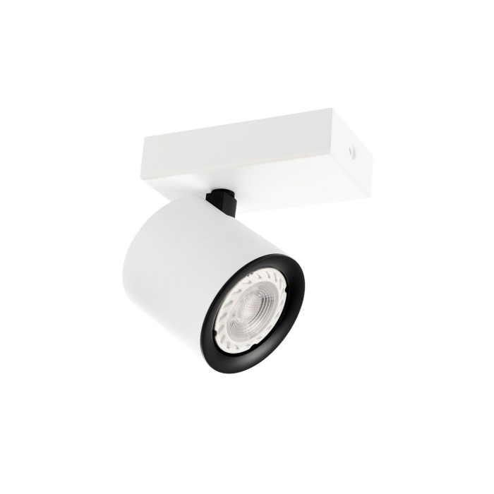 ITALUX Karlota Reflektor GU10 35W Biały/Czarny SPL-31959-1B-WH