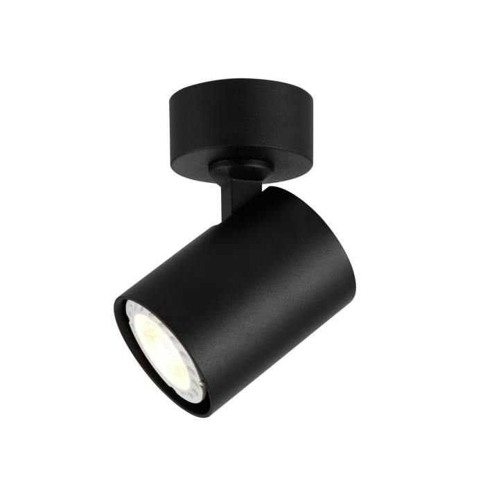 ITALUX Lumsi Reflektor GU10 1x35W Czarny SPL-2071-1-MC-BL