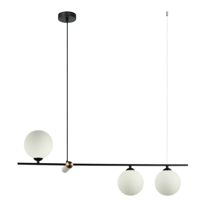 ITALUX Barletta Wisząca G9 3x25W Brązowy/Czarny PND-76540-3-BK