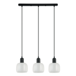 ITALUX Lamezia Wisząca E27 3x40W Czarny PND-67594-3-BK+CL