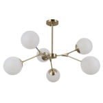 ITALUX Annes Wisząca E14 6x5W Brązowy PND-56980-6B