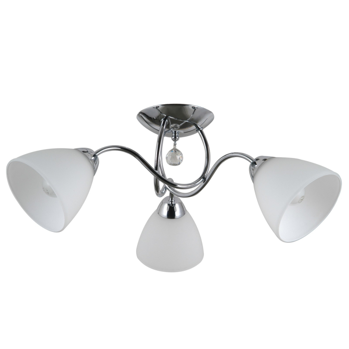 ITALUX Lugano Sufitowa E27 3x40W Chrom/Biały PND-5643-3