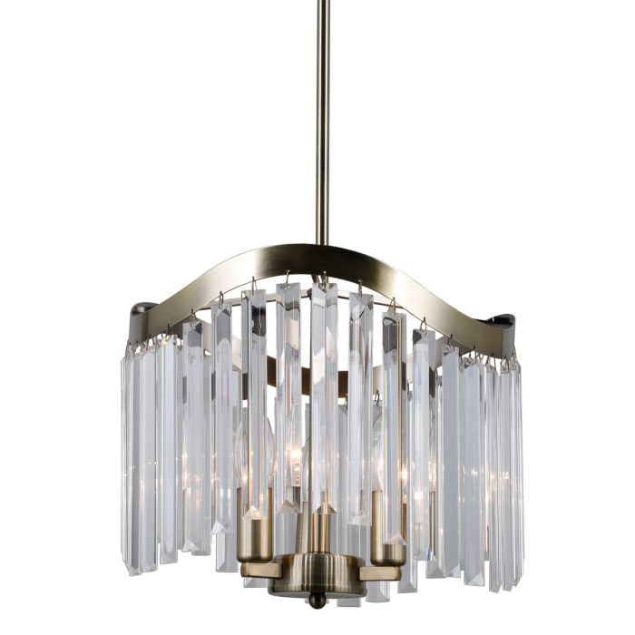 ITALUX Sabriga Wisząca E14 3x40W Brązowy PND-44544-3