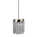 ITALUX Sabriga Wisząca E14 1x40W Brązowy PND-44544-1