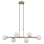 ITALUX Olbia Wisząca G9 6x25W Złoty PND-38679-6-FGD+WH