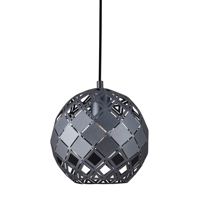ITALUX Paulela Wisząca E27 1x40W Czarny PND-34221-1S-BK