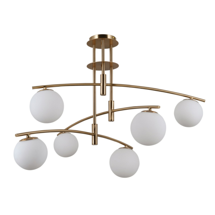 ITALUX Senai Wisząca G9 6x5W Mosiądz PND-31322-6-HB