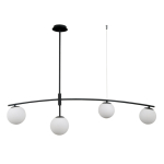 ITALUX Senai Wisząca G9 4x5W Czarny PND-31322-4A-SB