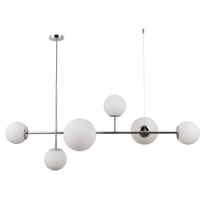 ITALUX Vailante Wisząca E27+E14 6x5W Chrom PND-31221-6B-CH
