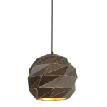 ITALUX Palermo Wisząca E27 1x40W Antracytowy PND-2424-1L-GR+GD
