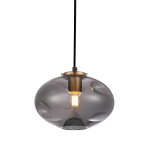ITALUX Hatella Wisząca E27 1x40W Miedziany/Czarny PND-112038-1-BRO+SG