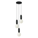 ITALUX Aldeva Wisząca E27 3x40W Czarny PND-02340-3S-BK
