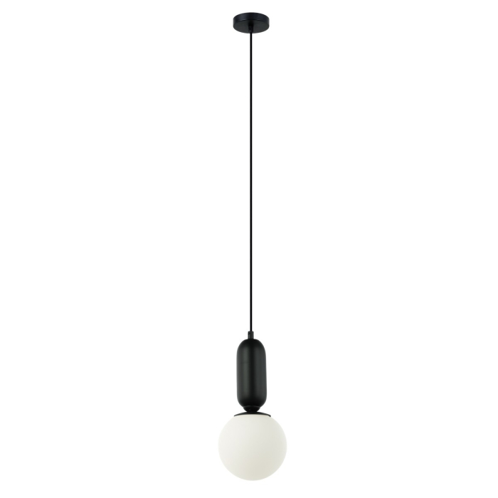 ITALUX Aldeva Wisząca E27 1x40W Czarny PND-02340-1S-BK