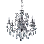 ITALUX Barocco Black Żyrandol E14 6x40W Czarny MD72709-6B