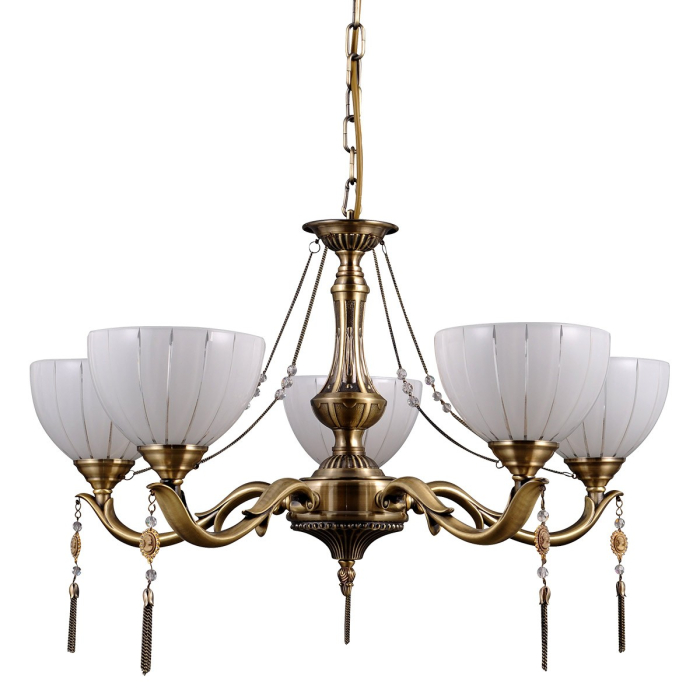 ITALUX Baxio Żyrandol E27 5x60W Złoty MD38445-5
