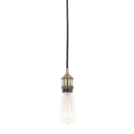 ITALUX Classo Wisząca E27 1x60W Brązowy DS-M-034 ANTIQUE BRASS