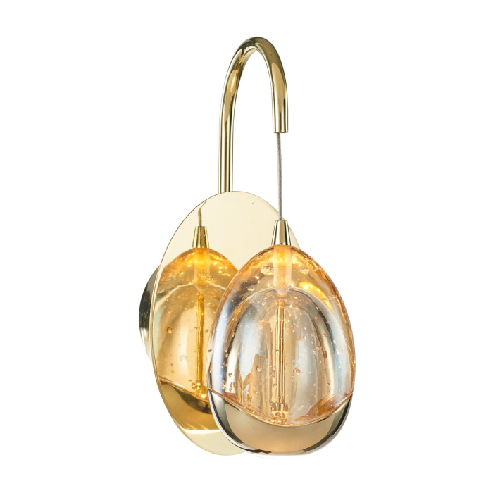 ITALUX Huelto Kinkiet LED zintegrowany 4.8W 3000K 290lm Złoty WL-22112132-1A-CHPN