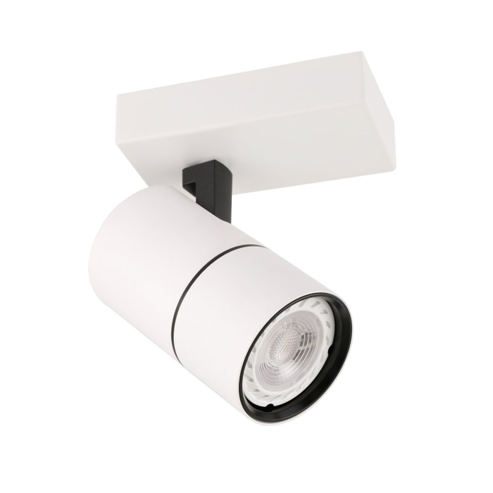 ITALUX Laconi Reflektor GU10 1x35W Biały/Czarny SPL-2813-1B-WH